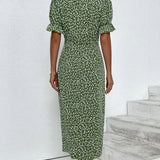 Natalie - Floral V-Neck Dress