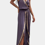 Ainsley - Dress Mono with Golden Details