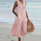 Jasmine - Dress with V-Neck