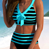 Florence - High Waist Striped Bikini