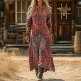 Paige - Casual Long Sleeve Dress with Vintage Inspiration