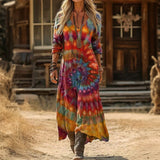 Mila - Casual Long Sleeve Dress Inspired by Vintage