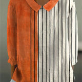 Jocelyn - Bold Contrast Stripe Blouse