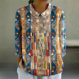 Dahlia - Artistic Mosaic Blouse