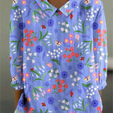 Julia - Whimsical Garden Blouse