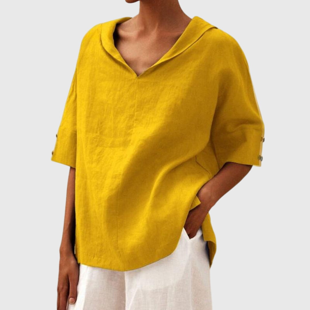 Solange - Casual Loose-Fit Blouse