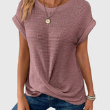 Anabelle - Elegant Blouse with Crew Neck