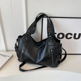 Rosalie - Dual Zipper Large Capacity Shoulder Bag
