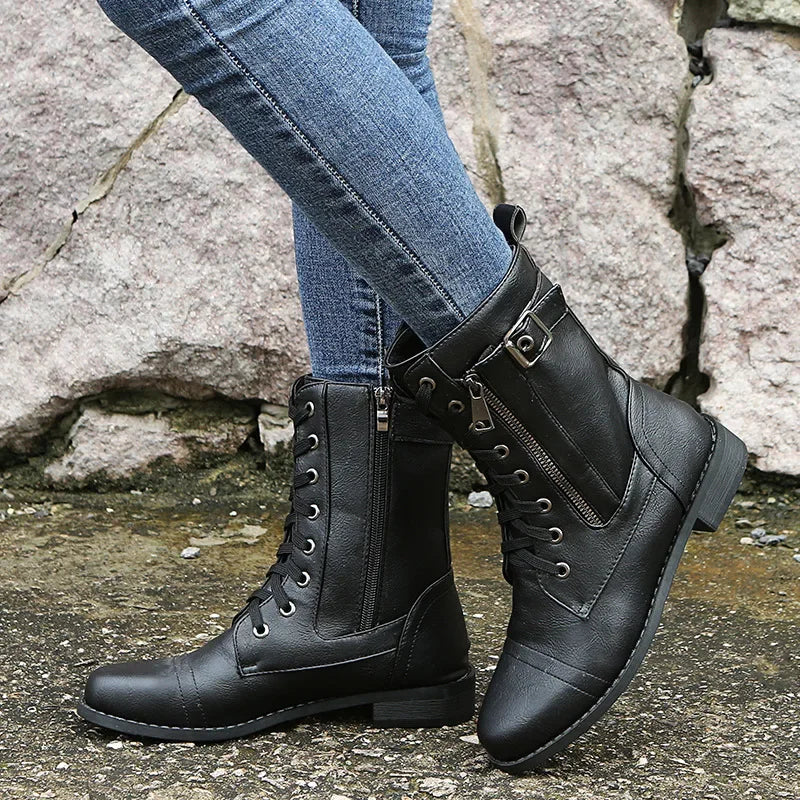 Serena - Orthopedic Leather Boots