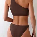 Roxanne - One Shoulder Bikini With Ring Detail