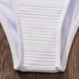 Adeline - High Support Crossed Top, High Waist Bikini