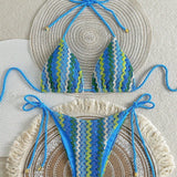 Naomi - Crochet Look Triangle Bikini