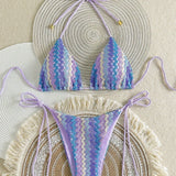 Naomi - Crochet Look Triangle Bikini