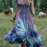 Karine - Short Maxi Floral Dress