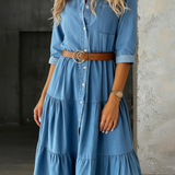 Rosalie - Casual Elegant Denim Dress
