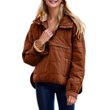 Jocelyn - Oversized Hooded Pullover Jacket