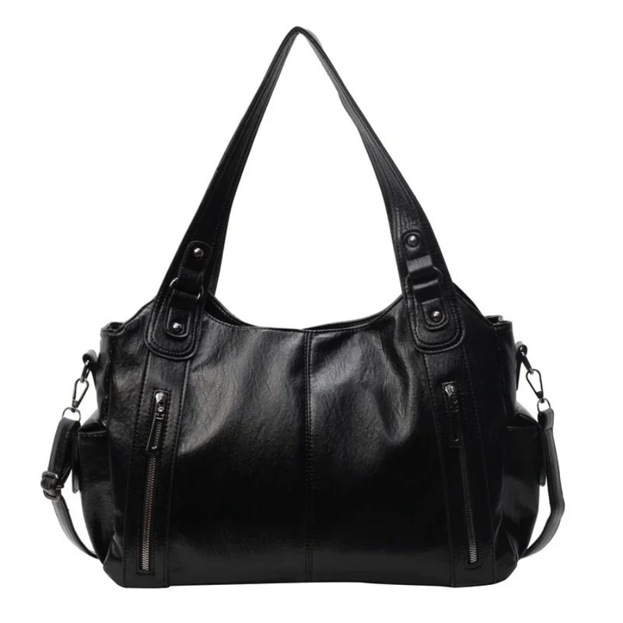 Rosalie - Dual Zipper Large Capacity Shoulder Bag
