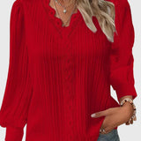Avery - Elegant Pullover Blouse