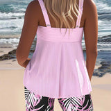 Jade - Colourful Tankini Set