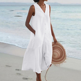 Jasmine - Dress with V-Neck