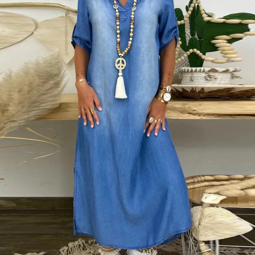 Léa - Maxi Denim Dress