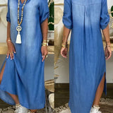 Léa - Maxi Denim Dress