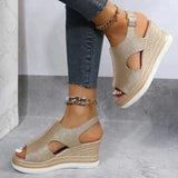 Cara - Relaxed Wedge Sandals