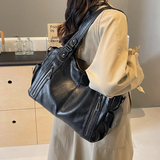 Rosalie - Dual Zipper Large Capacity Shoulder Bag