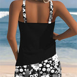 Chloé - Swimsuit Tank Top with Printed Boxer Set