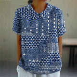 Adeline - Blouse with Tribal Print