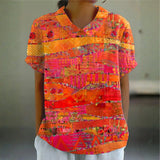 Gisèle - Blouse with Abstract Print
