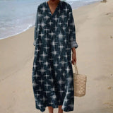 Élodie - Bohemian Dress with Star Print