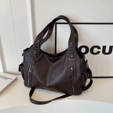 Rosalie - Dual Zipper Large Capacity Shoulder Bag