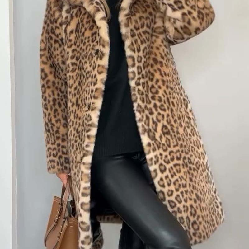 Jasmine - Leopard Long Jacket