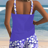 Chloé - Swimsuit Tank Top with Printed Boxer Set