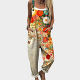 Comfortable Printed Overall 2