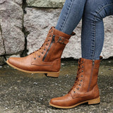Serena - Orthopedic Leather Boots