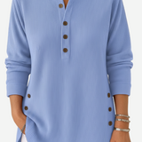 Madeleine – Long Sleeve Solid Knit Sweater