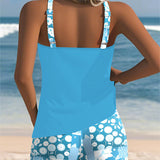 Chloé - Swimsuit Tank Top with Printed Boxer Set