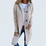 Léane - Cozy Hooded Cardigan