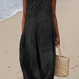 Sienna - Textured Sleeveless Maxi Dress