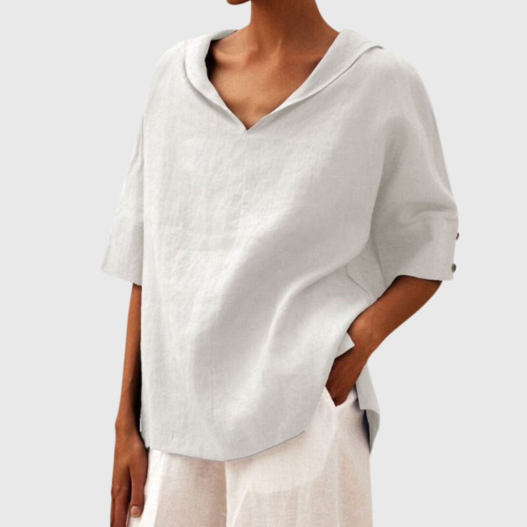 Solange - Casual Loose-Fit Blouse