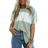 CARA - Everyday Breathable Stripe Crewneck