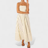 Dahlia - Long Striped Dress