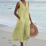 Jasmine - Dress with V-Neck