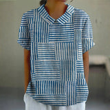 Mélanie - Striped Pattern Blouse