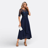 Monique - Lace Dress with Short Sleeves