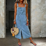 Anna - Casual Denim Jumper Dress
