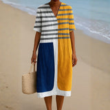 Sylvie - Colour Block Dress
