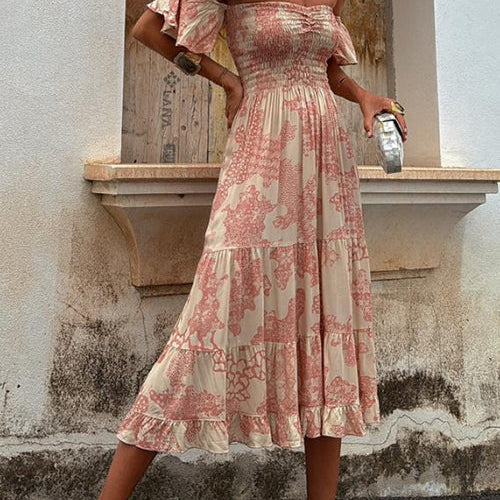 Kate - Off Shoulder Midi Dress